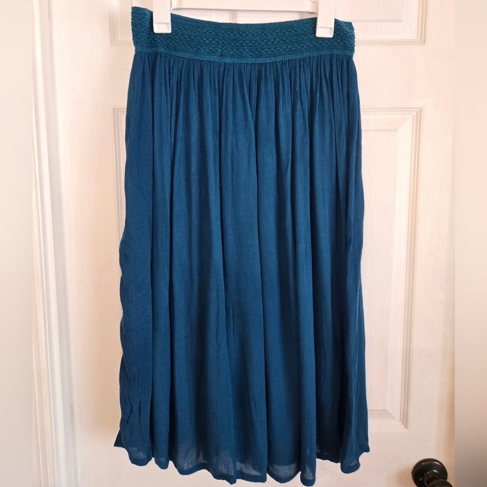 Boho Blue Skirt